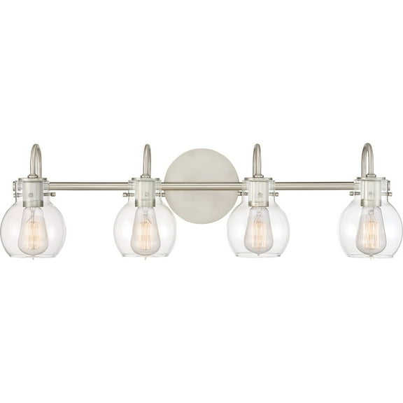 Quoizel ANW8604AN Andrews 4-Light Bath in Antique Nickel