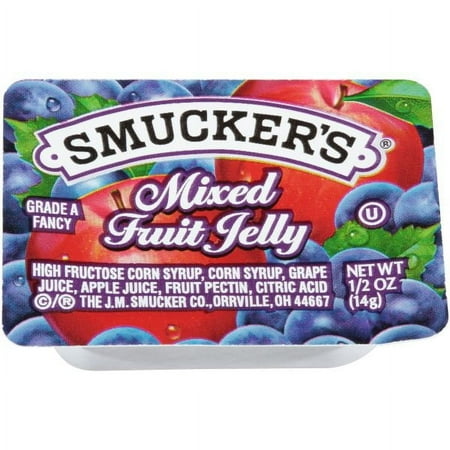 Smucker's Smucker 1/2 Ounce Mixed Fruit Jelly Plastic (200 Count)
