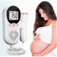 thumbnail image 1 of Sonda detectora de frecuencia cardíaca fetal Doppler con pantalla digital ultrasónica, monitor prenatal para bebés KGS, 1 of 5