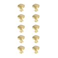 thumbnail image 1 of Elegant Decor KB2022-GD-10PK Bouton Carré Multipack 1.3 Po, Or Brossé - Lot de 10, 1 of 3