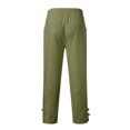 thumbnail image 5 of Men's Casual Pants Comfortable Breathable Solid Daily Wear Fashionable Style Lightweight Suitable for Beach Outdoor Activities Easy to Mens Trousers Green White Dress Pants Khaki, 5 of 7