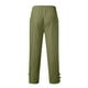thumbnail image 5 of Pantalones de playa lisos con abertura para hombre: algodón y lino, cintura elástica, informales/vacacionales, tallas S-XXXL, cintura de 74-98 cm, 5 of 8