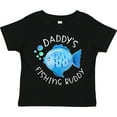 thumbnail image 3 of Inktastic Daddy's Fishing Buddy with Cute Blue Fish Boys or Girls Toddler T-Shirt, 3 of 5