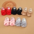 thumbnail image 6 of Baby Toddler Shoes Girl Baby Plush Bow Single Shoes + Hairband Two-piece Set, 6 of 6