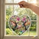 thumbnail image 4 of Acrylic Heart-shaped Puzzle Wind Chime Pendant 94-Piece Puzzle Porch Garden Wind Chime, 4 of 9
