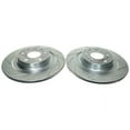 thumbnail image 2 of Power Stop Rear Pair of Drilled and Slotted Brake Rotors EBR1698XPR, 2 of 4