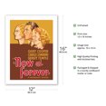 thumbnail image 2 of Now and Forever - Starring Carole Lombard Gary Cooper Shirley Temple - Vintage Film Movie Poster c.1934 - Bamboo Fine Art 290gsm Paper (Unframed) 12x16in, 2 of 4
