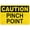 Warning Sign 4, variant on Metal Sign, Caution Sign, KEEP HANDS AND FINGERS AWAY, for office, enterprise, safety signs, equipment Warning signs, etc 8 x 12 Inch