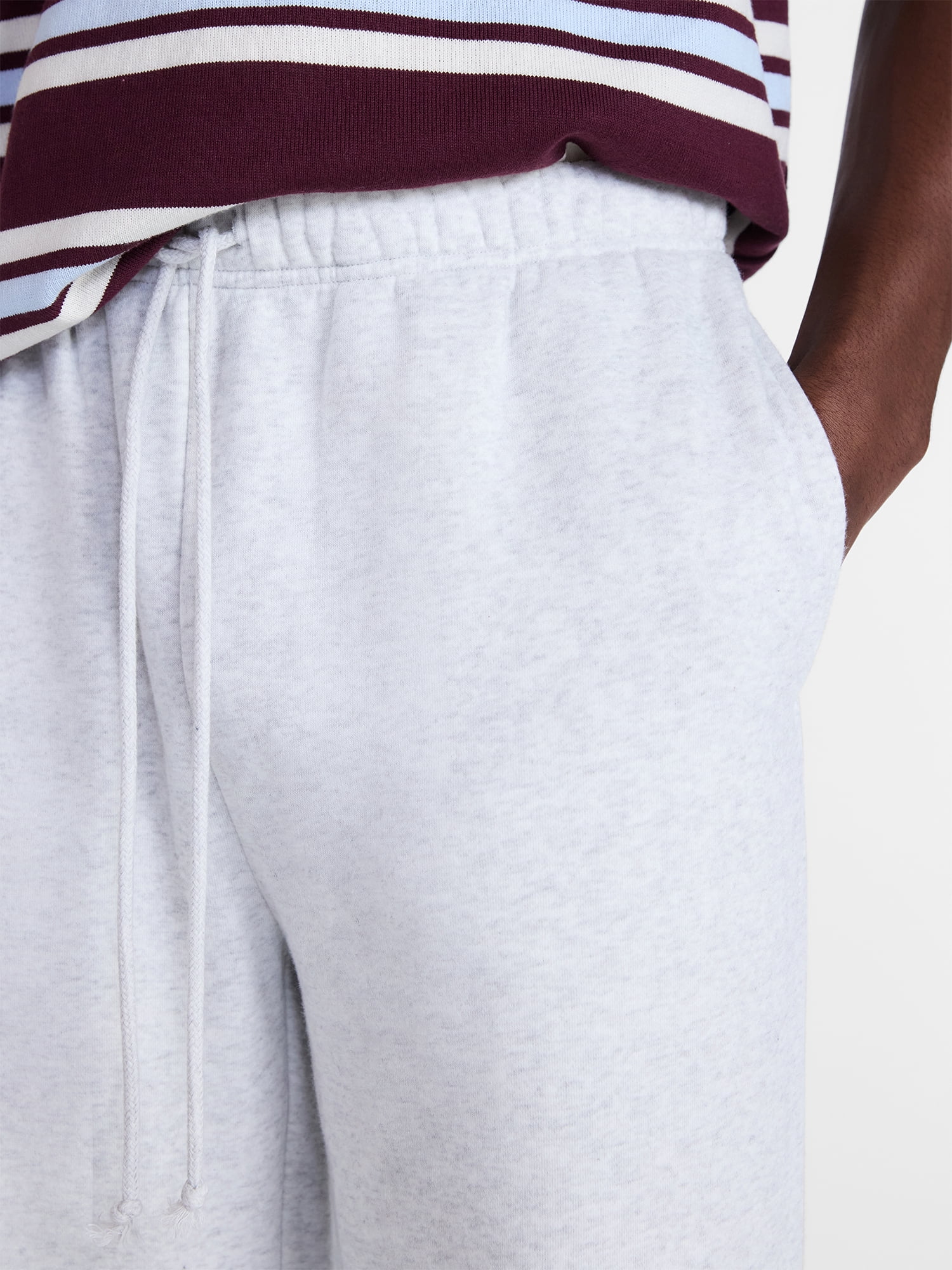 No Boundaries Fleece Open Hem Pants, Men's XS-5XB