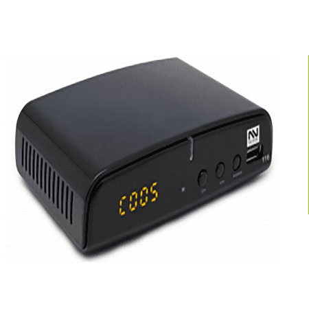 Nutek TC-108 Digital TV Converter Box Black Fully supports DVB-T/T2, SD/HD MPEG2/MPEG4, AVC, H.264