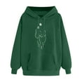thumbnail image 4 of Cute Cat Floral Sweatshirts For Women y2k Oversize Long Sleeve Mom Hoodie Shirts Funny Graphic Fall Clothes, 4 of 4