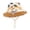 Z19-Yellow, variant on NIEWTR Outdoor Play Hat For Boys Girls Children Bucket Hat Comfortable Sun Shading Breathable Stylish Dinosaur Cartoon Print