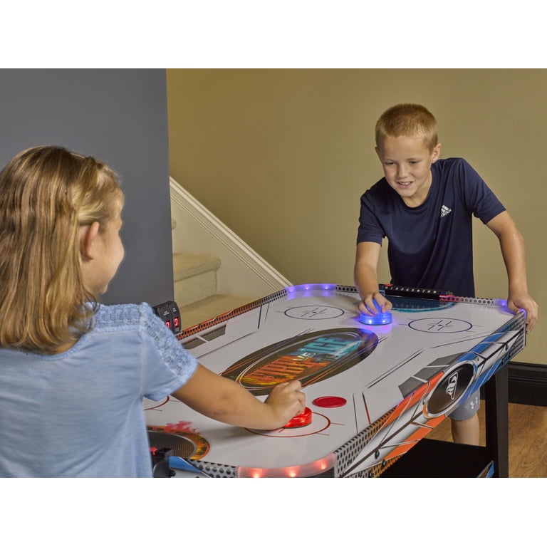 Tavolo Air Hockey, Set Tavolo da Air Hockey con Segnapunti LED Elettronico, 2 Dischi, 2 Palette, 2 Porte, Gioco Divertente per Bambini e Adult | Leroy Merlin