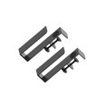thumbnail image 4 of crativent Set of 2 Under Desk Laptop Durable Accessory Quick Access Holder Metal Mount, 4 of 6