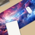 thumbnail image 4 of Galaxy Mouse Pad for Desk, Aesthetic Space Mouse Pad, Gaming Space Mouse Pad, Non-Slip Rubber Base, Big Extended Desk Protector for Home Office, 31.5\u201dx11.8\u201d (Galaxy), 4 of 6