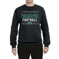 thumbnail image 2 of Wild Bobby Philadelphia PHI Hometown City Football Fan Pride Sports Unisex Crewneck Sweatshirt, Black, 3X-Large, 2 of 6