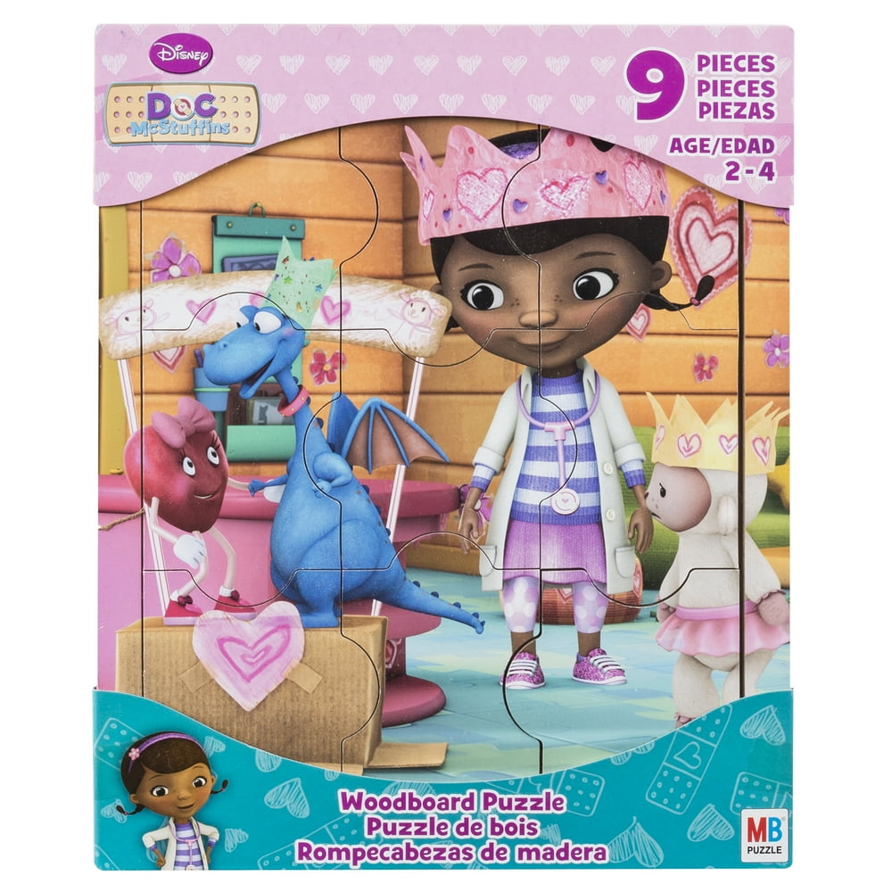 Doc McStuffins 9 Piece Woodboard Puzzle
