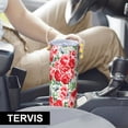 thumbnail image 6 of Flower Floral Print Pattern Insulated Lunch Bag for Women and Men, Large Portable Soft Cooler Tote, Thermal Food Storage Bag with Pearl Cotton, 8.66L, 8.75"x5.75"x9.5", 6 of 6