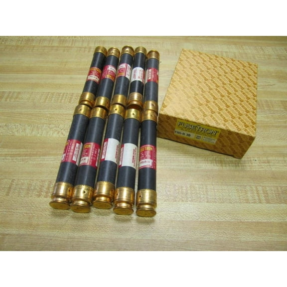 Fusetron Cartridge Fuse FRS-R-30 - 30 Amps, 600 V - Pack of 10