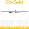 thumbnail image 2 of CUB CADET KM-13116-0712 Push Rod FXT00V FX921V Engine CS19 CS13 BS19 BS13 AS26, 2 of 5