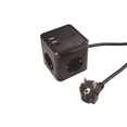 thumbnail image 5 of Cubo de tira de alimentación USB de 3 salidas con cargador de viaje de 3 puertos USB (5V3.4A) Tiras de alimentación Protector contra sobretensiones y protector contra sobretensiones con interruptor de kaili Sencillez, 5 of 5