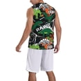 thumbnail image 2 of Honeii Dinosaur Skeleton print basktball shirt for men and women, Unisex basketball jersey for Theme party-Small, 2 of 6