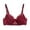 Red, variant on Bigersell Women T-Shirt Bras Clearance Mesh Floral Lace Wireless Bras Comfort Strap Plus Size Bra Padded Push-up Bra no Underwire Sports Bras Underwear Soft Bra Ladies Bra Underwear Wine XL