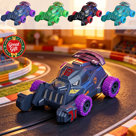 Friction Powered Monster Truck Toy for Toddlers, Push and Go Off Road Stunt Vehicle, Durable Anti-Collision Toy Car for Indoor Outdoor, Christmas Birthday Gift for Boys Girls Ages 3 and Up