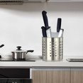 thumbnail image 5 of Soporte de Utensilios de Cocina Afortunado Acero Inoxidable Sencillez, 5 of 5