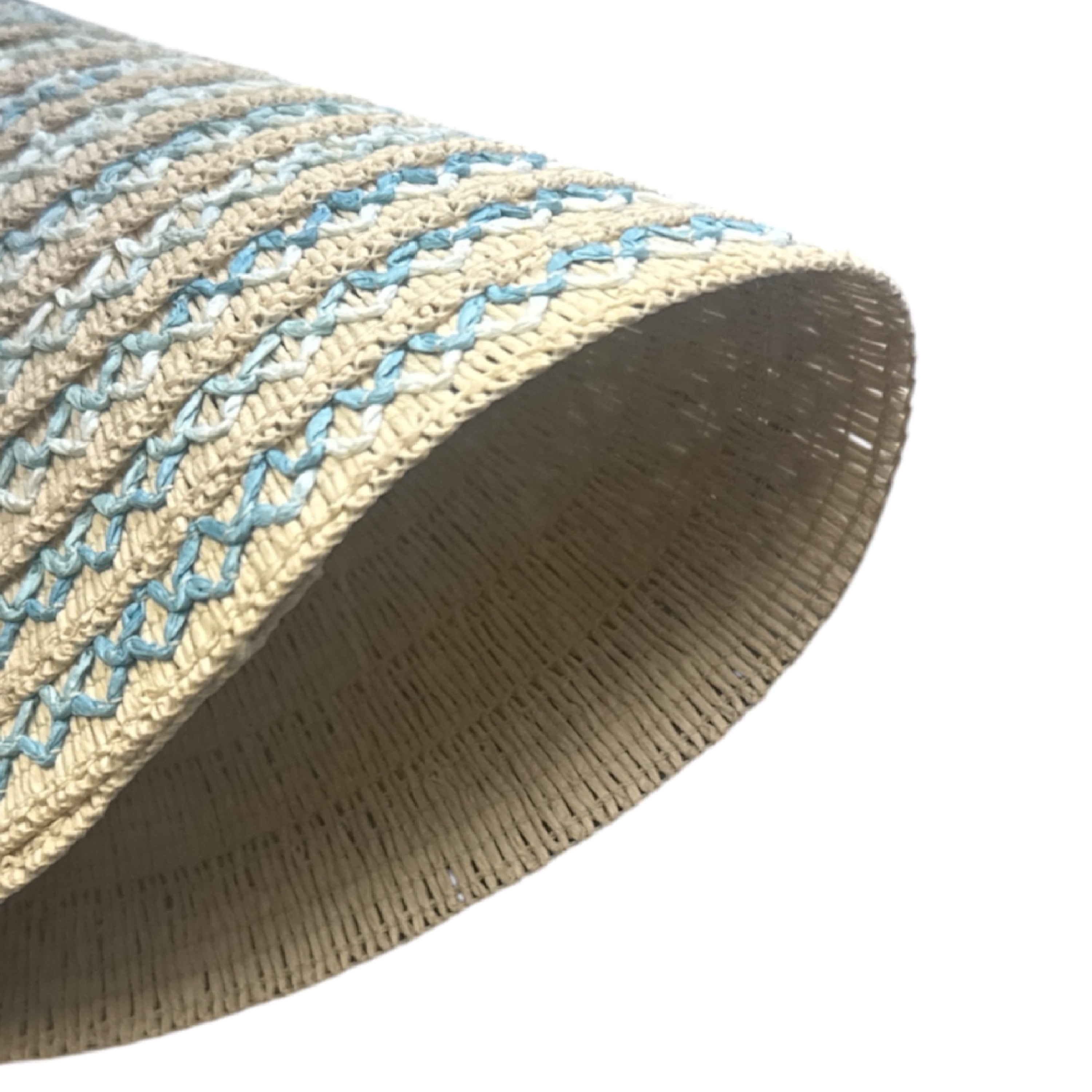 Dainty Home Set of 4 Placemats | Elegant and Durable | 15x15 in Round Woven Non-Slip Washable Place Mats | Tear-Resistant Heat | Resistant Placemats