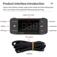 thumbnail image 3 of Digital Temperature Controller 220V Cool Heat Switch Refrigerator Refrigeration Defrost Thermostat Sensor(EK-3010), 3 of 5