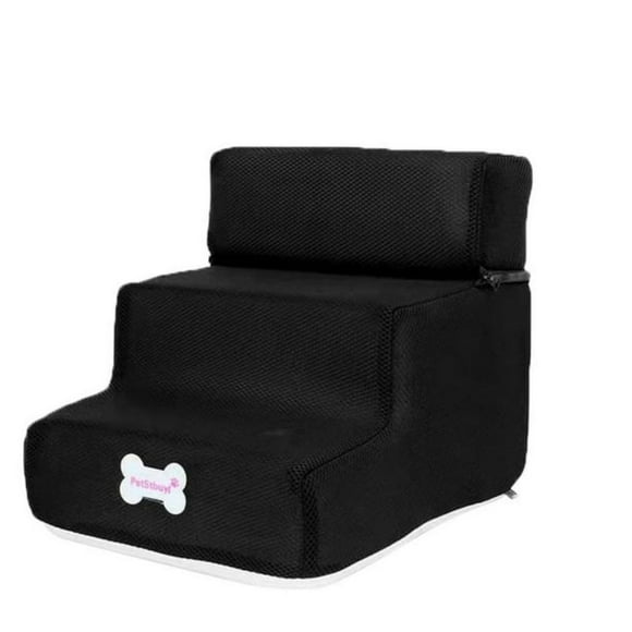 3 Steps Foldable Dog Stair Cover Non Slip Pet Ramp Comfortable Stairs Cover for Small Dogs
