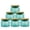 Blue, variant on LINGSHINE 4 oz Mini Glass Storage Jars with Airtight Bamboo Lids, 12-Count, 4 Colors, Embossed Design, Home Décor Candle Making Parties Wedding Favors Gift