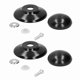 thumbnail image 3 of 2 piezas de perilla de tapa de olla con tornillos Accesorio de manija de cubierta de sartén universal para utensilios de cocina, 3 of 10