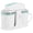 GREEN&WHITE, variant on SUSTEAS Ice Cream Maker Machine for Home Use, with Two Ice Cream Bowls,Simple Operation and Easy to Clean,Pure White