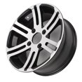 thumbnail image 1 of 14in Aluminum Trailer Wheels Hub, Aluminum Alloy High Strength Strong Construction Long Lifespan for ATV Go Kart Golfs Cart, ATV Wheels Hub Rims Upgrade Ride for Automotive Wheels, 1 of 7