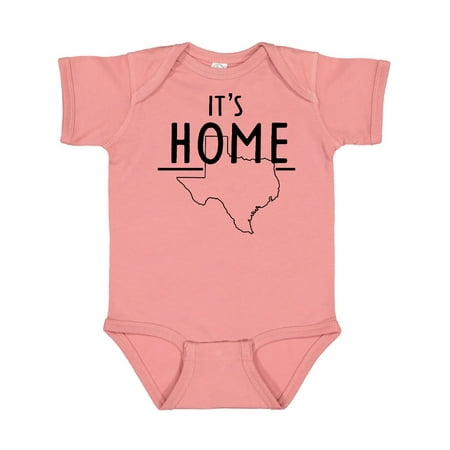 

Inktastic It s Home- State of Texas Outline Gift Baby Boy or Baby Girl Bodysuit