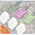 thumbnail image 3 of Leather Luggage Tag For Suitcases: 3-Pack Bright & Cute Luggage Tags For Suitcase TSA Approved, Privacy Travel Bag Tags for Luggage Is Airplane Travel Essentials For Women, Travel Luggage Accessories, 3 of 6