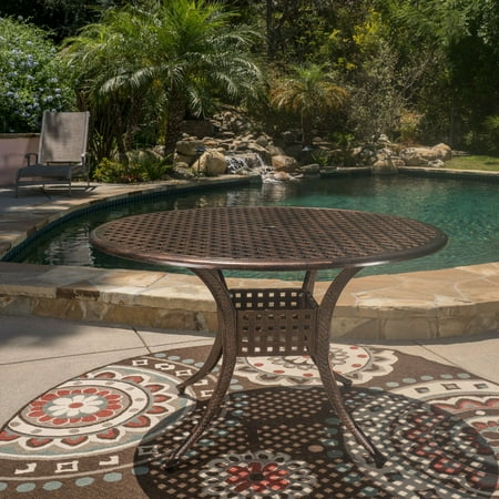 Tahoe Aluminum Circular Outdoor Table
