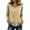 Beige, variant on Women Casual Long Sleeve Shirts Button Down Oversized Dressy Casual Work Blouses Cropped Cute Ruffle Tops,Green,Size 2XL
