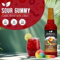 thumbnail image 2 of Syruvia Sour Gummy Flavored Syrup for Drinks, Cocktails, Lemonades, Iced Teas and Desserts – 25.4 fl oz, 2 of 6