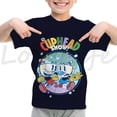 thumbnail image 3 of 2022 Camiseta para niños, camiseta de dibujos animados de Cuphead, camisetas de manga corta de anime de verano para niños y niñas, camiseta divertida de CUPHEAD, camiseta, 3 of 5
