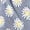 Blue Daisy, variant on Infant Girls Cotton Pajama Set, Main Squeeze Orange, 6-12 Months