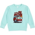 thumbnail image 2 of Inktastic Big Brother Fire Truck Toddler Sweatshirt, 2 of 4