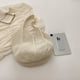 thumbnail image 2 of Bolso Mano Ganchillo para Mujer Tejido A La Playa Malla Verano () Blanco, 2 of 6