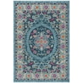 thumbnail image 2 of Safavieh Madison Eustacia Oriental Area Rug, Light Blue/Fuchsia, 5'3" x 7'6", 2 of 11