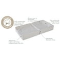 thumbnail image 4 of Sealy Cotton Waterproof Diaper Changing Pad, off-White, 4 of 10