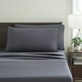 thumbnail image 4 of Allswell Soft & Silky Shark Rayon Derived from Bamboo Sateen Pillowcases, King (2 Count), 4 of 8