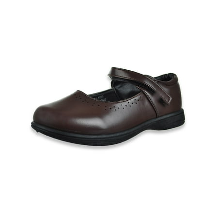 

Petalia Girls Mary Jane Shoes - brown 10 toddler