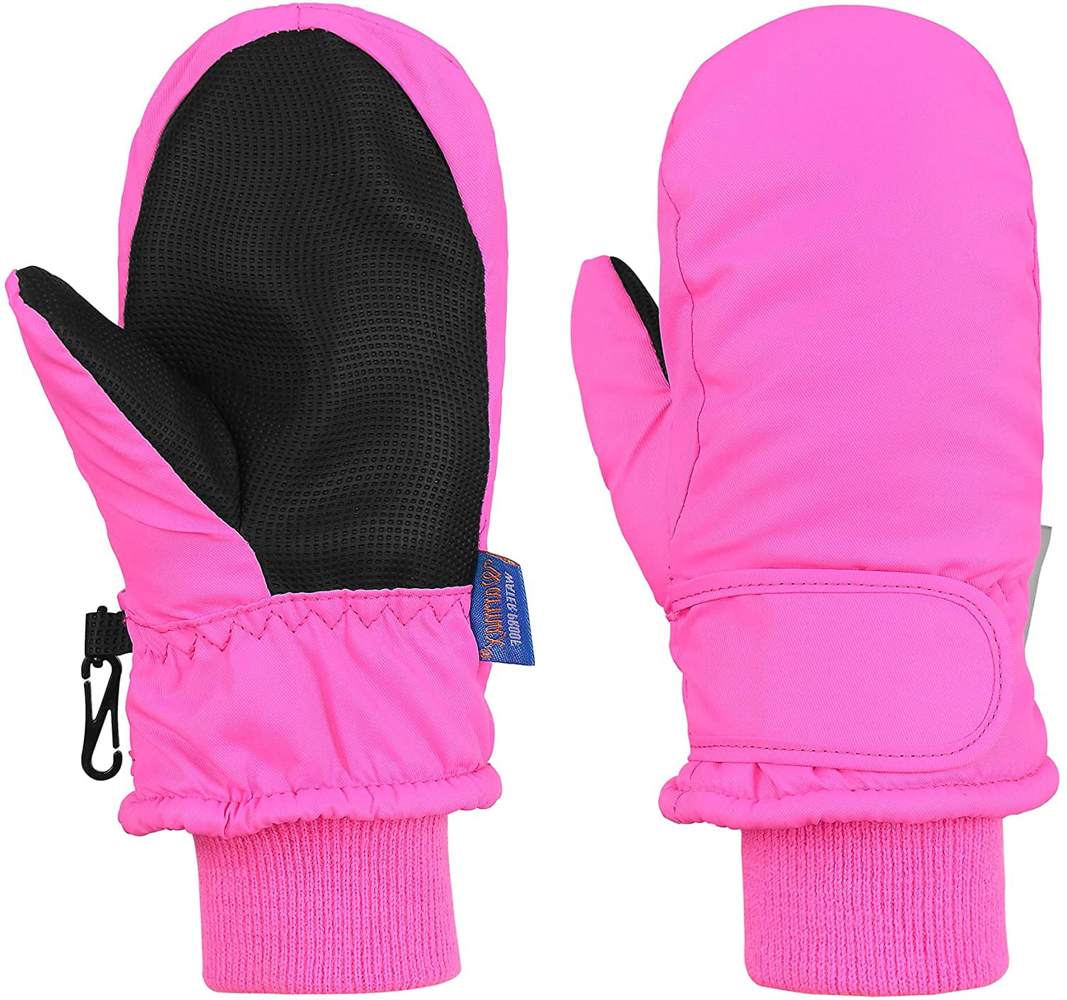 Zando Toddler Mittens Waterproof Snow Gloves Kids Gloves Lined Fleece Gloves Winter Warm Baby Mittens Toddler Gloves